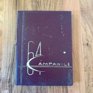 1964 Woodrow Wilson High School Yearbook Long Beach CA Campanile Vol 38 Vintage